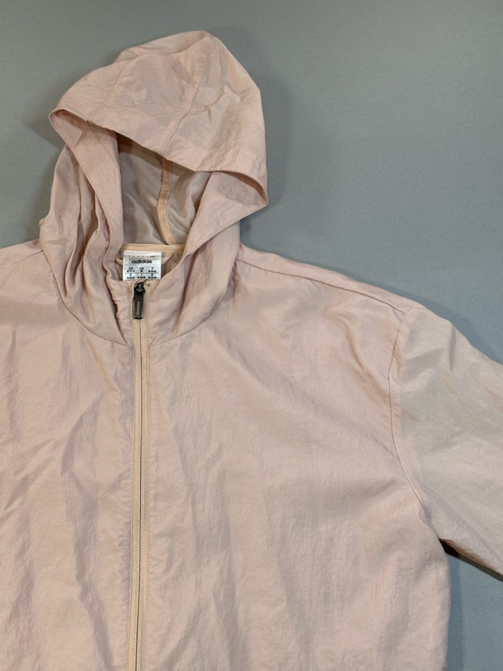 Adidas x Zoe Saldana Hooded Windbreaker Jacket, Full Zip - Womens Medium - Picture 3 of 16
